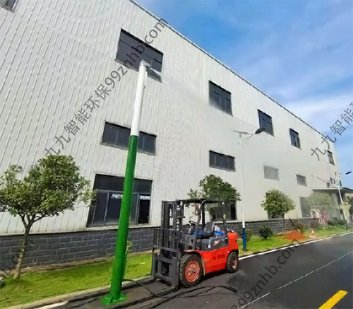 廠界、廠內主要運輸通道的無組織排放粉塵治理